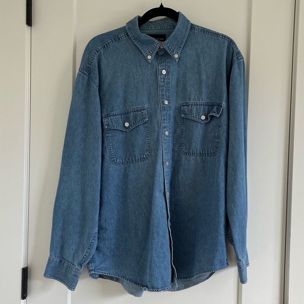 Croft & Barrow Denim Button Up